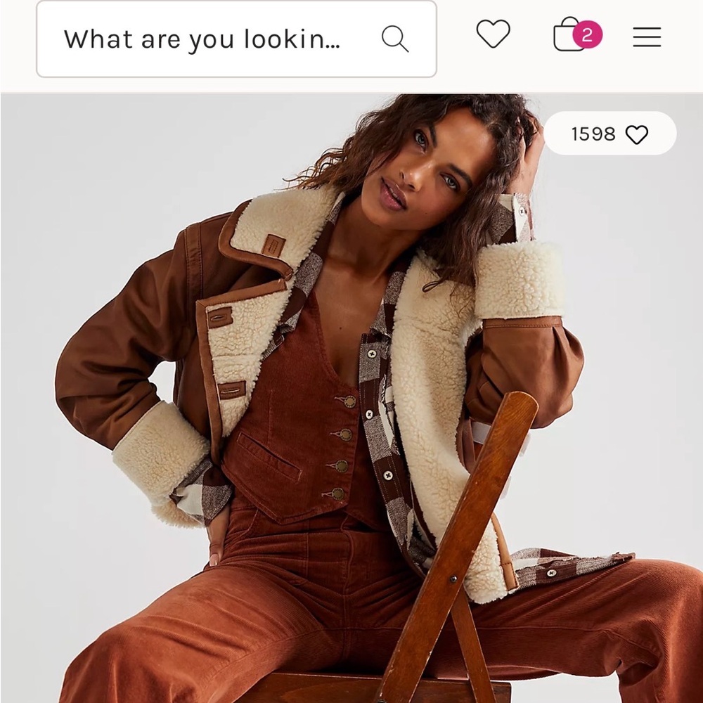 ROLLA'S from Free People Rust Brown Corduroy Boot Cut Pants - Picture 3 of 5